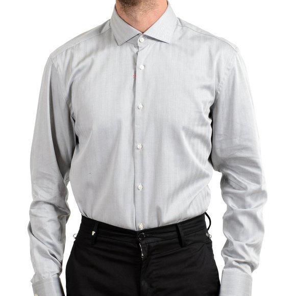Hugo Boss Men's "C-Jason" Slim Striped Dress Shirt - Picture 2 of 8